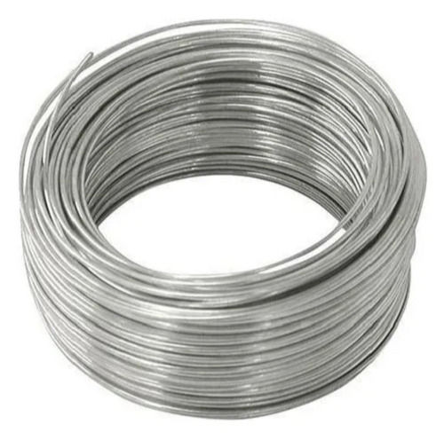 Silver 90 Meter High Tensile Strength Carbon Steel Gi Wire For Construction Sites Use