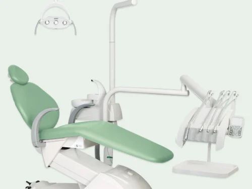 Green White Polished Gnatus Dental Chair For Industrial