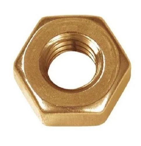 Gloden M10 Thread Size Hexagonal Brass Hex Nut For Hardware Fitting