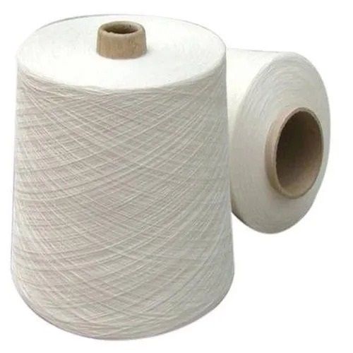 Plain Twisted Quickly Dry High Strength Core Spun Cotton Melange Yarn