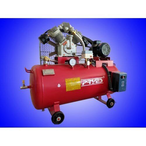 Red Color Coated Portable 2 Hp Air Compressors