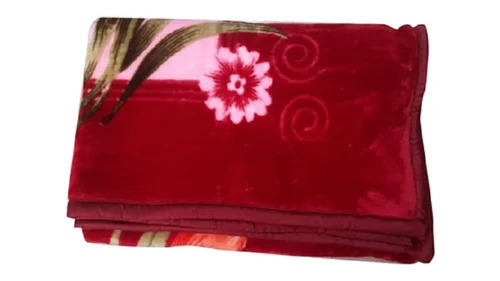 Red Single Mink Blanket