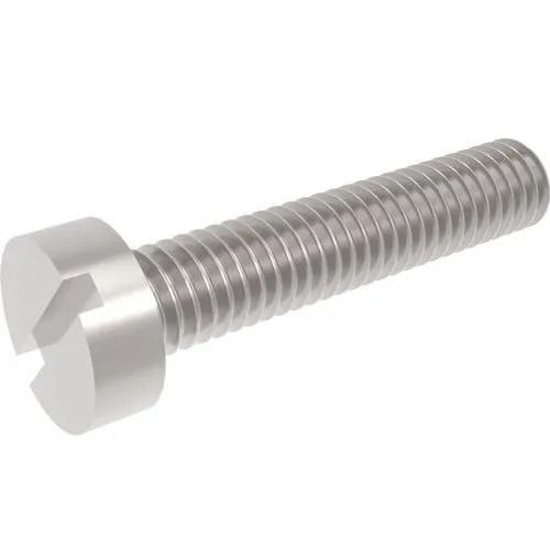 Silver 10Mm Thick Corrosion Resistance Polished Round Alloy Cheese Head Screw