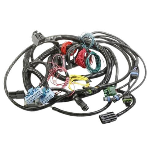 Black 12 Voltage Flame Resistant Pvc Insulated Computer Wiring Harness