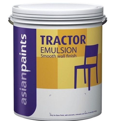 4 Liter Acrylic Low Oil Absorption Tractor Emulsion  Application: On Wall