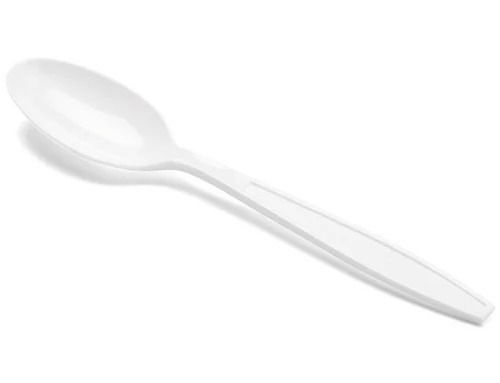 White 6 Inches Disposable Plastic Spoon For Event And Party Supply