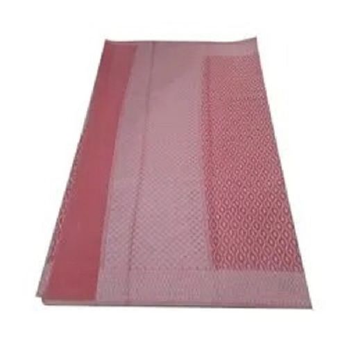 Pink And Red Casual Wear Stylish Soft Banarasi Pure Cotton Saree For Ladies With Blouse