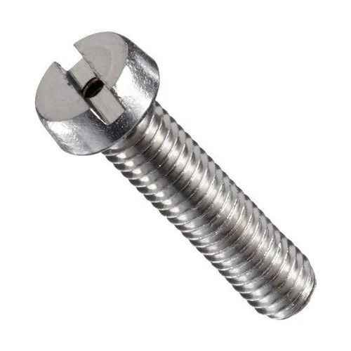 Silver 2 Inch Round Polished Finished Stainless Steel Cheese Head Screws