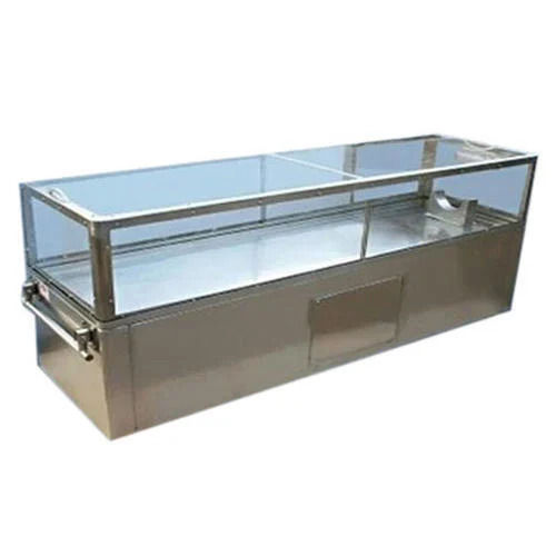 Multicolor Electrical Rust Proof Stainless Steel Rectangular Dead Body Freezer Box