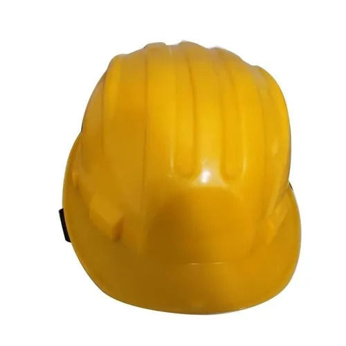 Yellow Free Size Open Face Helmet Weldable Semi Rigid Abs Plastic Safety Helmet