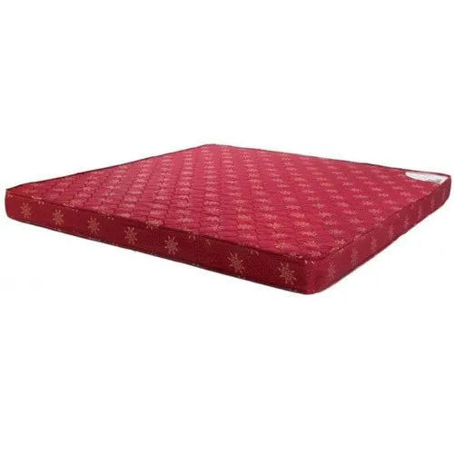 Red Long Lasting Plain Double Size Soft Foam Polyester Square Bed Mattress