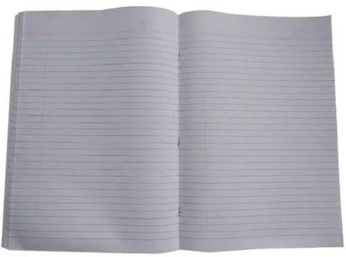 Perfect Bound Plain Single Line White A4 Writing Notebook