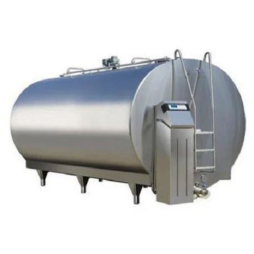 Silver Polished Cylindrical Stainless Steel Industrial Water Tank