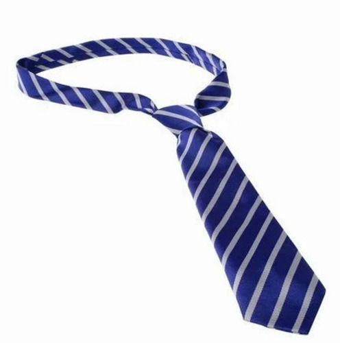 Washable Premium Quality Daily Wear Plain Polyester Middle School Tie For Kids