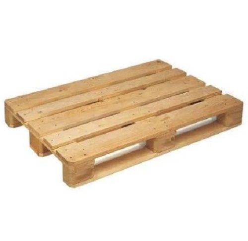 Cream Rectangular 4 Way Industrial Wooden Pallet For Packaging