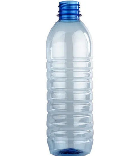 1 Litre Capacity Non Toxic Transparent Plastic Material Pet Bottle - 10 Inches Height 1 Inch Neck Diameter Matte Finish Round Shape Screw Cap Sealing