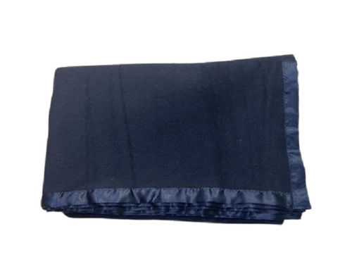 Stain And Uv Resistant Thick Warm Plain Dyed Woven Woolen Blanket Age Group: Children