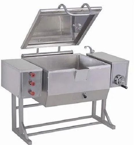 Stainless Steel Semi Automatic Commercial Tilting Braising Pan