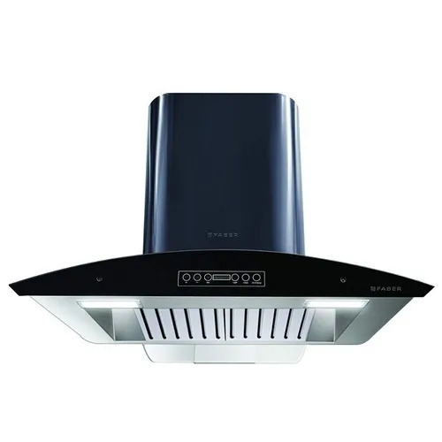 Kitchen Chimney - Galvanized Steel, 60 cm Size | ISI Certified, Auto Reverse, Corrosion Resistant, High Suction Power 200 Watts, Wall Mounted, Polished Finish
