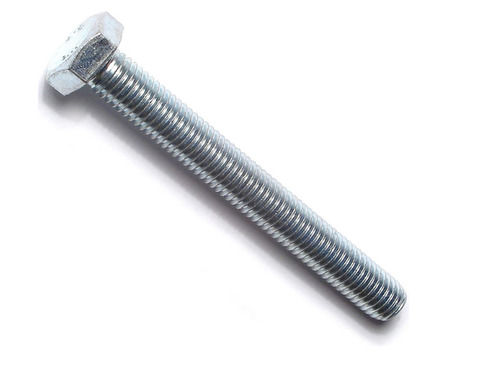 Silver 12X100 Mm Stainless Steel Hexagon Head Full Threaded Bolts