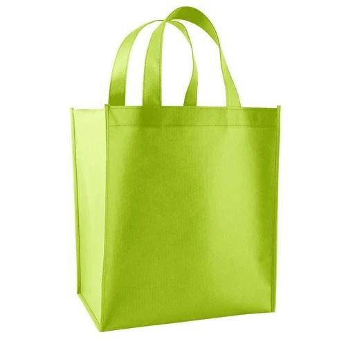 With Handle 12X20 Inches Plain Rectangular Non Woven Shopping Bag