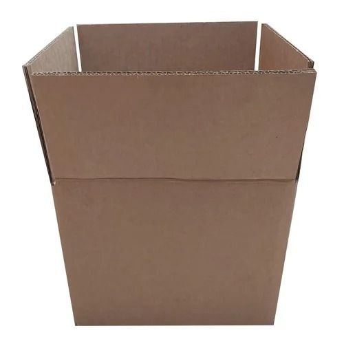 12x8x6 Inches Rectangular Matte Finish 3 Ply Corrugated Box