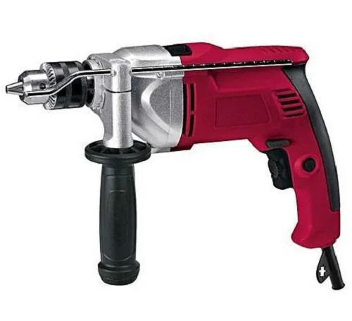 Dark Pink 230 Watt Mild Steel And Plastic Electric Drill For Industrial Purposes