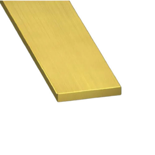 3 Meter Long 10 Mm Thick Rectangular Polished Finish Brass Flat Bar Application: Industrial