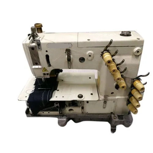 Offwhite 3000 To 4000 Stitch/Min Speed 110 Volts 100 Watt Electric Feeding Mechanism Multi Needle Sewing Machine