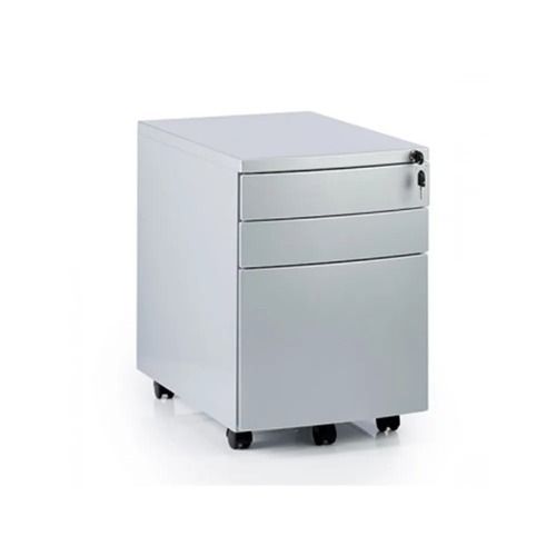 4.5x3 Feet Rectangular Stainless Steel Drawer Pedestal