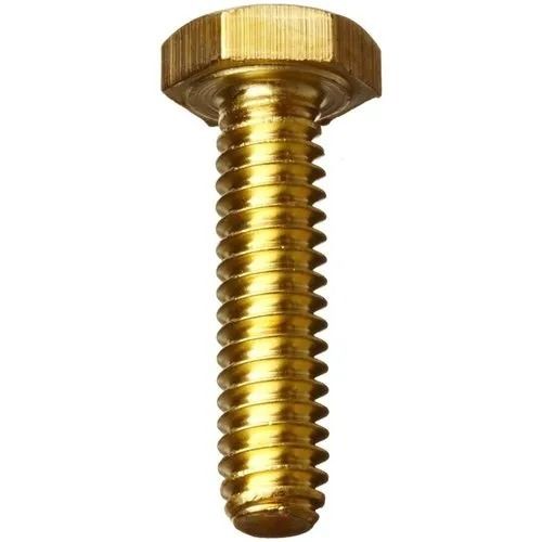 4 Inch Hexagon Corrosion Resistance Polish Finished Brass Alloy Fastener Application: Industrial Use