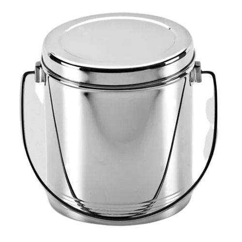 5 Liter Plain Polished Finished Round Stainless Steel Milk Pot