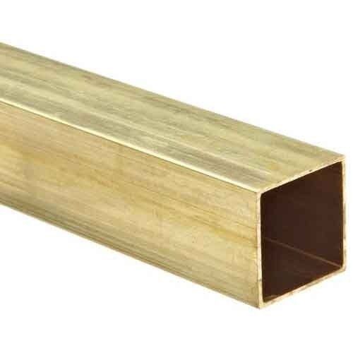 6 Meter Long 3 MM Thick Hot Rolled Polished Finish Brass Square Pipe