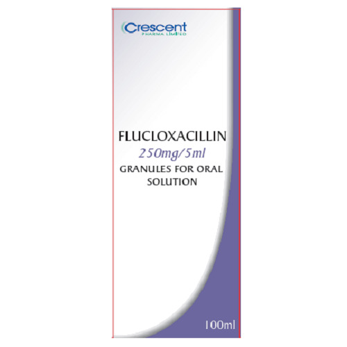 Flucloxacillin Oral Suspension - 125mg/5ml , Liquid Form for Bacterial Infection Treatment in Clinical Settings