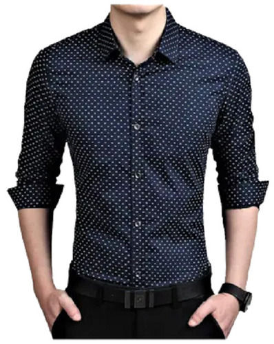 Full Sleeves Button Closure Printed Cotton Casual Shirt For Men Age Group: 18 To 35