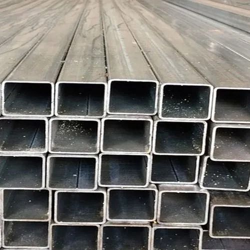 5 Mm Thick Hot Rolled Rust Proof Galvanized Finish Mild Steel Rectangular Pipe Application: Construction