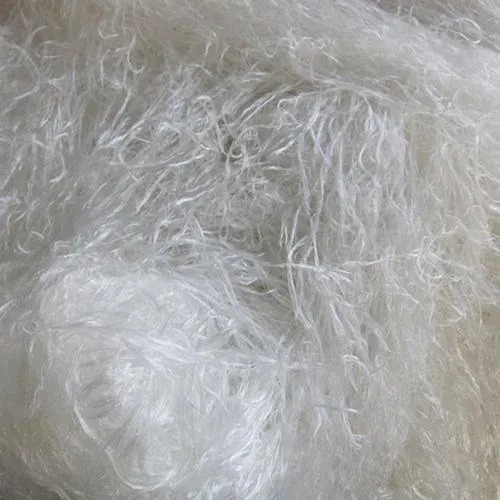 Soft And Shiny Light Weight Plain Nylon Fiber For Industrial Use Fiber Length 15 Millimeter (Mm