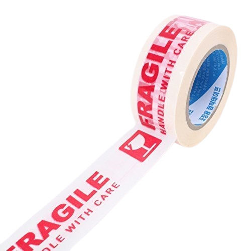 White 1 Inches Wide 0.95Mm Thick 10 Meter Single Side Adhesive Printed Bopp Tape