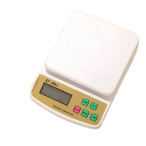 10 Kilogram Capacity Battery Powered Plastic Body Digital Weighing Scale Accuracy: 98.5  %