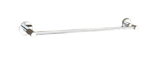 Silver 12 Inches Corrosion Resistant Polished Finish Stainless Steel Towel Rod