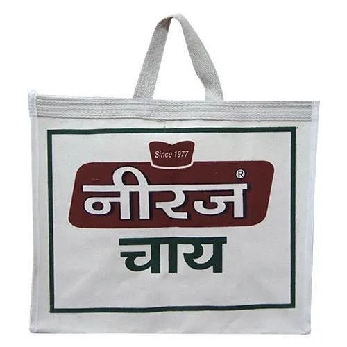 2 Straps Loop Handle Printed Canvas Bags For Promotional Use Capacity: 10 Kg/Day