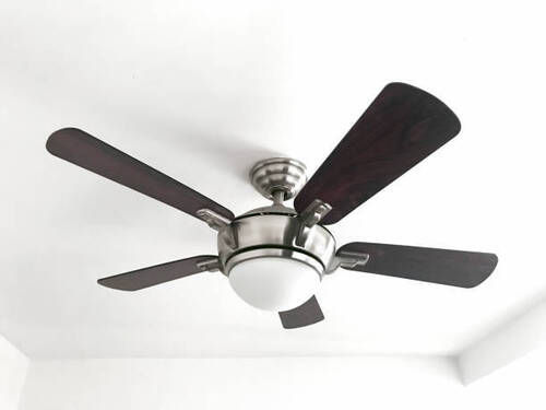 5 Blade Ceiling Fan - Metal, 5 Blades, Available In Many Colors | Corrosion Proof, Easy To Install, 1-year Warranty, Non Printed Finishing, Air Cooling