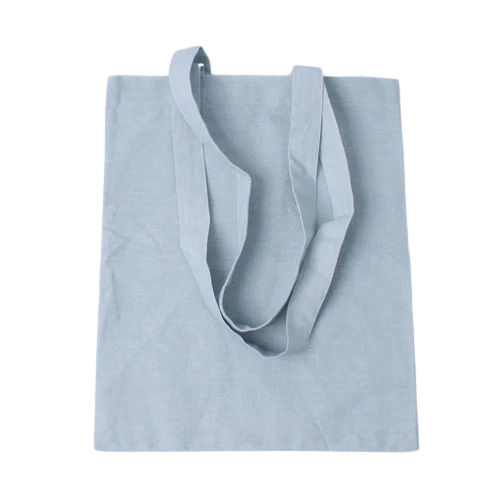 8X12 Inch 2 Straps Loop Handled Plain Cotton Tote Bags Capacity: 3 Kg/Day