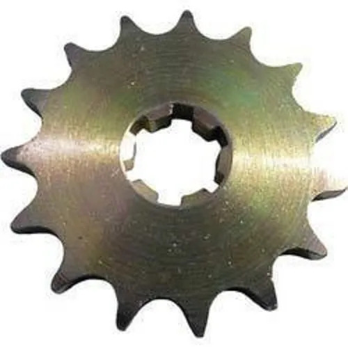 Mild Steel Roller Chain Sprocket - 15 Teeth, Heated Surface Treatment | Front and Rear Gear Facility, Rustproof and Durable Design