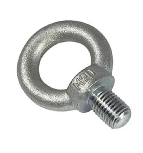 Silver Full Threaded 10 Mm Diameter Galvanized Stainless Steel Forged Eye Bolt