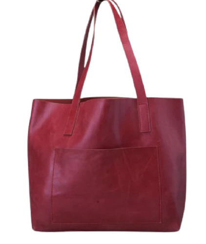Red Leather Tote Bag at Best Price in Mumbai | Dharavi Mumbai