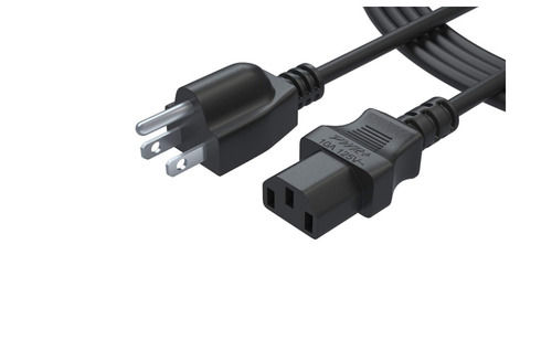 Black Llap 120 Volt Ac Power Cord