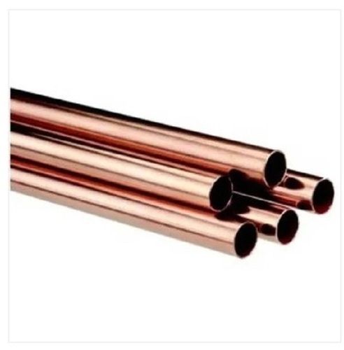 Round Rust Proof Painted Cold Drawn Alloy Content Seamless Water Heater Copper Pipe