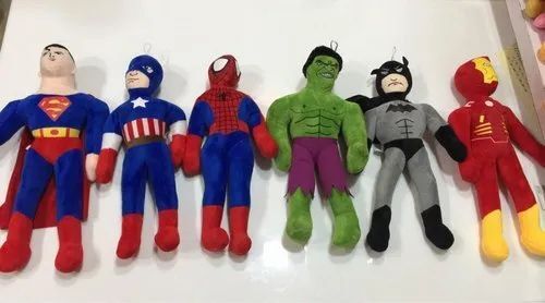 Soft Stuff Superhero Toys For Kids Playing Use