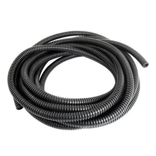 Black 1.3 Mm Thick Round Flexible Poly Vinyl Chloride Tube For Construction Use